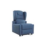ERIC PLUS - POLTRONA 2 MOTORI (AUBERGINE/BORDEAUX) MOVIMENTO RELAX ELETTRICO - 4 ruote piroettanti, di cui 2 con freno di stazionamento - Maniglione per spinta - Braccioli estraibili 