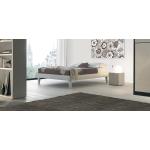 SOMMIER fascia da 15 cm rivestito con tessuto PURE non sfoderabile - Piede in legno h. 15 cm - Struttura portante in legno - Rete Natura 90 X 200 cm
