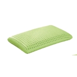 AloeMed - GUANCIALE A SAPONETTA MEMORY IN ALOE VERA - FORATO SU TUTTA LA SUPERFICIE (72 X 42 X h.13cm) - NATURALE - FRESCO - TRASPIRANTE