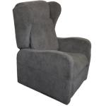 PEO POLTRONA RELAX (BEIGE) CON TRE CUSCINI SEPARATI - 2 MOTORI + LIFT - SEDUTA MORBIDA - SCHIENALE CON ORECCHIE - ROLLER SYSTEM - TESSUTO IDROREPELLENTE ANTIMACCHIA